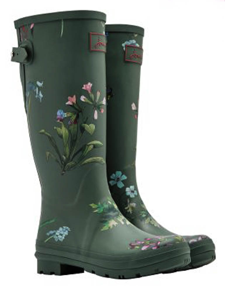 Joules Laurel Botanical Printed Welly