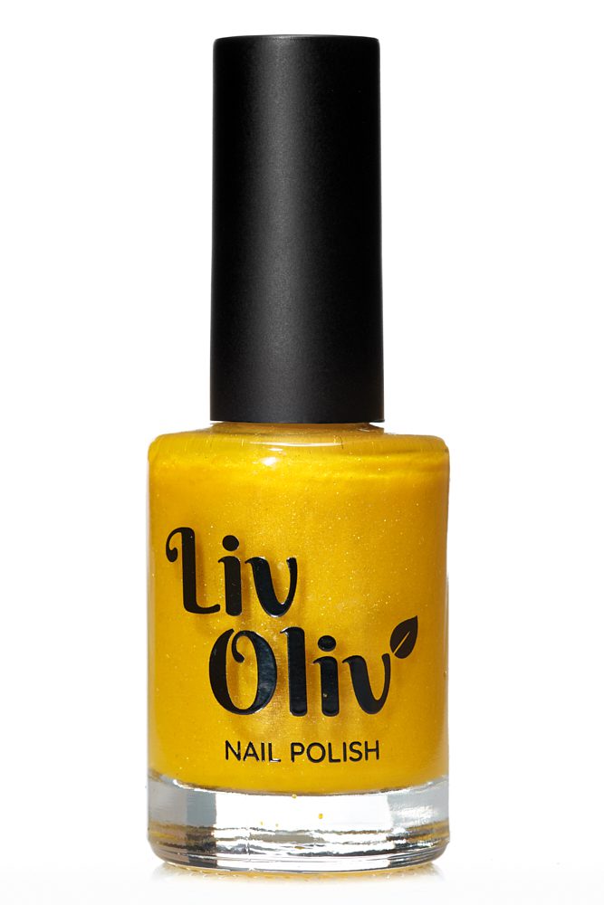 Livoliv cruelty free nail polish yellow gorse