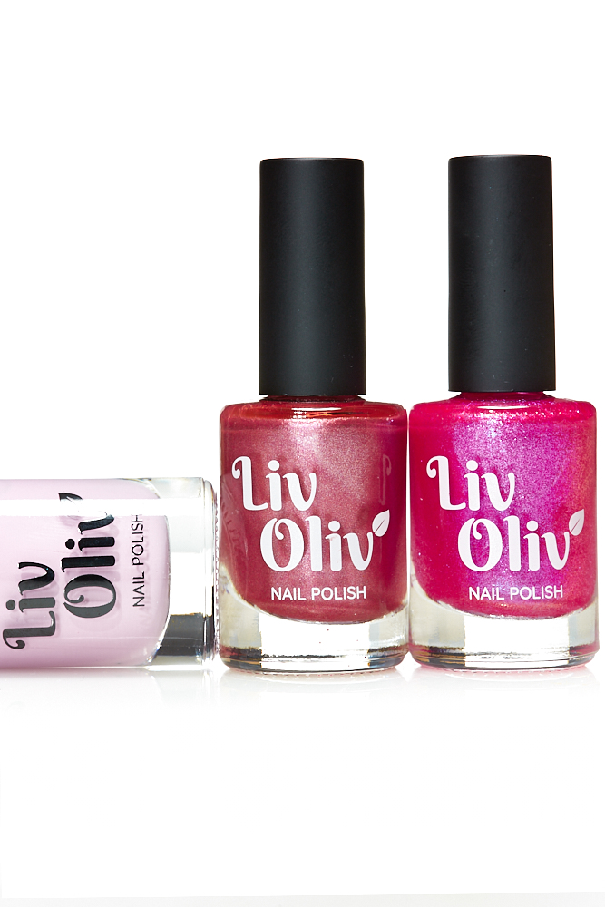 Livoliv cruelty free nail polish pink